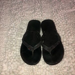 Girls black rainbows